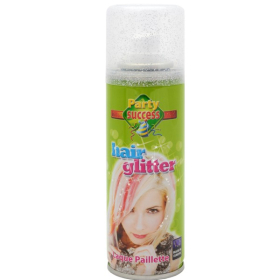 Haar Glittersrpay, silber