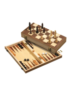Philos Schach-Backgammon-Dame-Set - Feld 40 mm