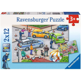 Ravensburger Mit Blaulicht unterwegs