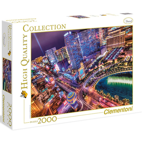 Clementoni Puzzle Las Vegas, 2000 Teile