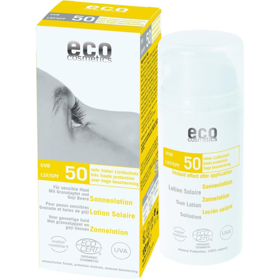 Eco Cosmetics Sonnenlotion LSF 50, 100 ml