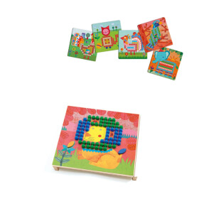 Djeco Lernspiel Mosaico animo