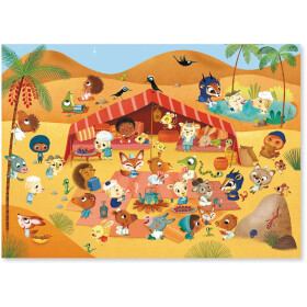 Djeco Abziehbilder - Savanne, W&uuml;ste, Nordpol