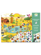 Djeco Abziehbilder - Savanne, W&uuml;ste, Nordpol