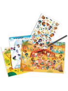 Djeco Abziehbilder - Savanne, W&uuml;ste, Nordpol