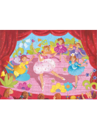 Djeco Die Ballerina mit der Blume, 36 Teile
