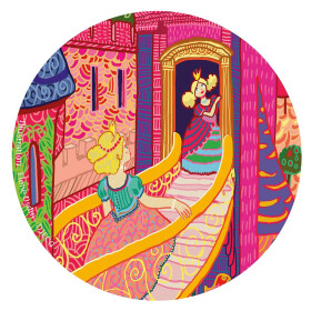 Djeco Das M&auml;rchenschloss, 54 Teile