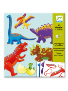 Djeco Hampelm&auml;nner zum Ausmalen Dinos