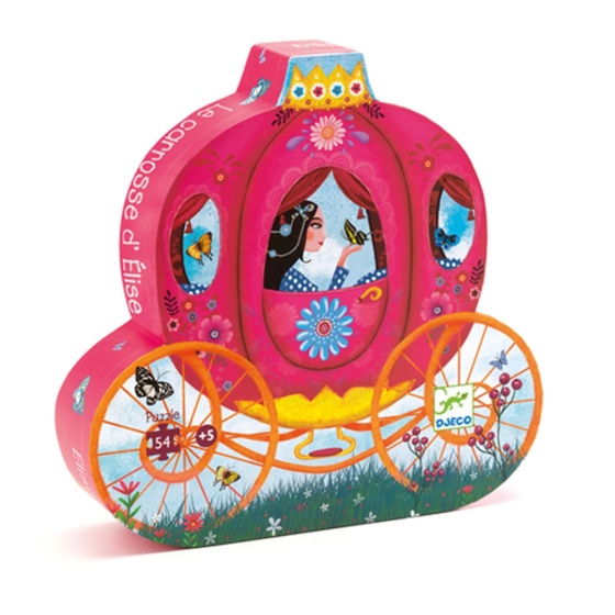 Djeco Die Kutsche von Elise, 54 Teile