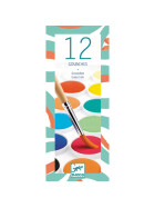 Djeco 12 Wasserfarben classic