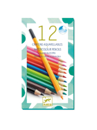 Djeco 12 Farbstifte aquarell
