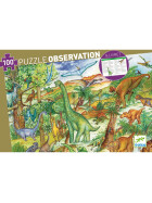 Djeco Dinosaurier, 100 Teile