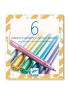 Djeco 6 Markers metallic