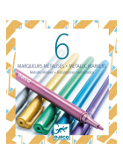 Djeco 6 Markers metallic