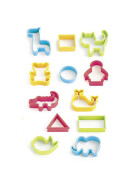 Djeco Grosses Knetset mit 4 Farben & 21 Werkzeugen