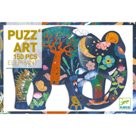 Djeco Puzz Art Elefant, 150 Teile
