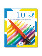 Djeco 10 Filzpinsel pop