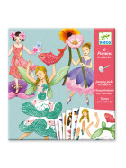 Djeco Hampelm&auml;nner zum Ausmalen Feen