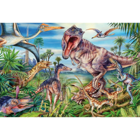 Schmidt Spiele Bei den Dinosauriern, 60 Teile