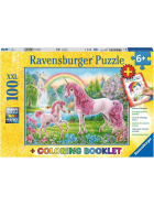 Puzzle Magische Einh&ouml;rner, 100 Teile