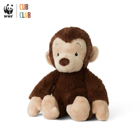 WWF Plüschtier Affe Mago, braun, 29 cm