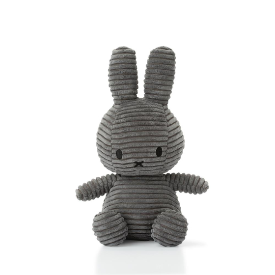 Bon Ton Toys Miffy Kordsamt grau 23 cm