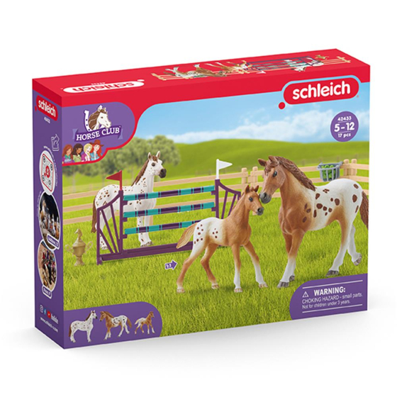 Schleich Set Lisa Turnier - Training & Pferde Appaloosas