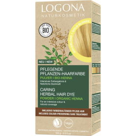 Logona Pflanzenhaarfarbe Pulver - goldblond, 100 g