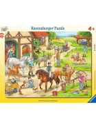 Puzzle Auf dem Pferdehof, 40 Teile