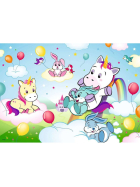 Puzzle Märchenhaftes Einhorn, 2 x 24 Teile