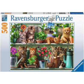 Ravensburger Katzen im Regal