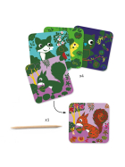Djeco Scratchbilder Waldtiere