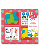 Djeco Stickerbilder Autos