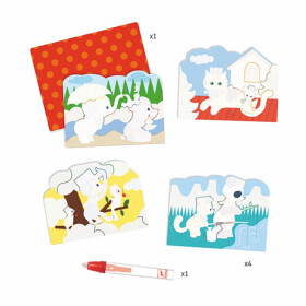 Djeco Wassermalen Draussen verstecken