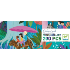 Djeco Puzzle Gallery Childrens walk, 200 Teile