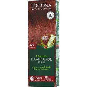 Logona Pflanzenhaarfarbe Creme, weinrot 220, 150 ml