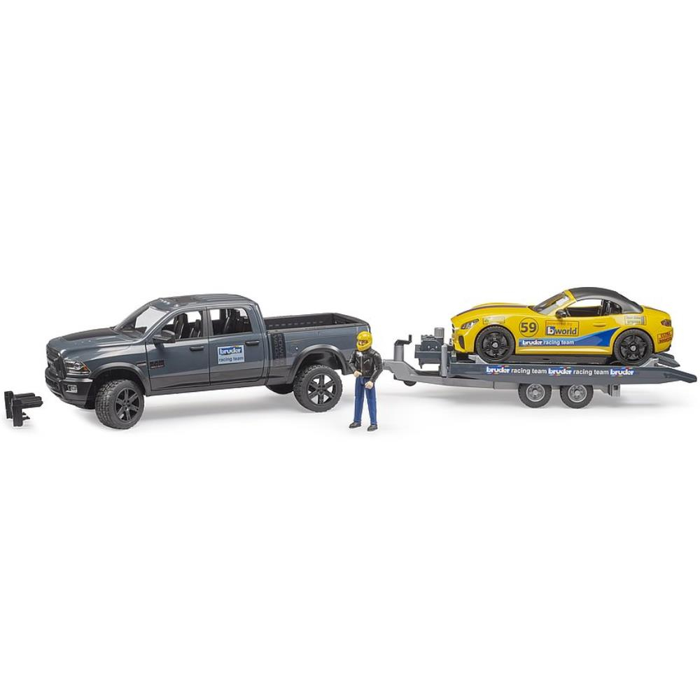 Bruder RAM Power Wagon & Roadster Bruder Racing Team