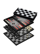 Philos Schach Backgammon Dame-Set - Feld 37 mm