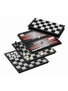 Philos Schach Backgammon Dame-Set - Feld 37 mm