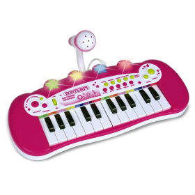 Bontempi Keyboard mit 24 Tasten, pink