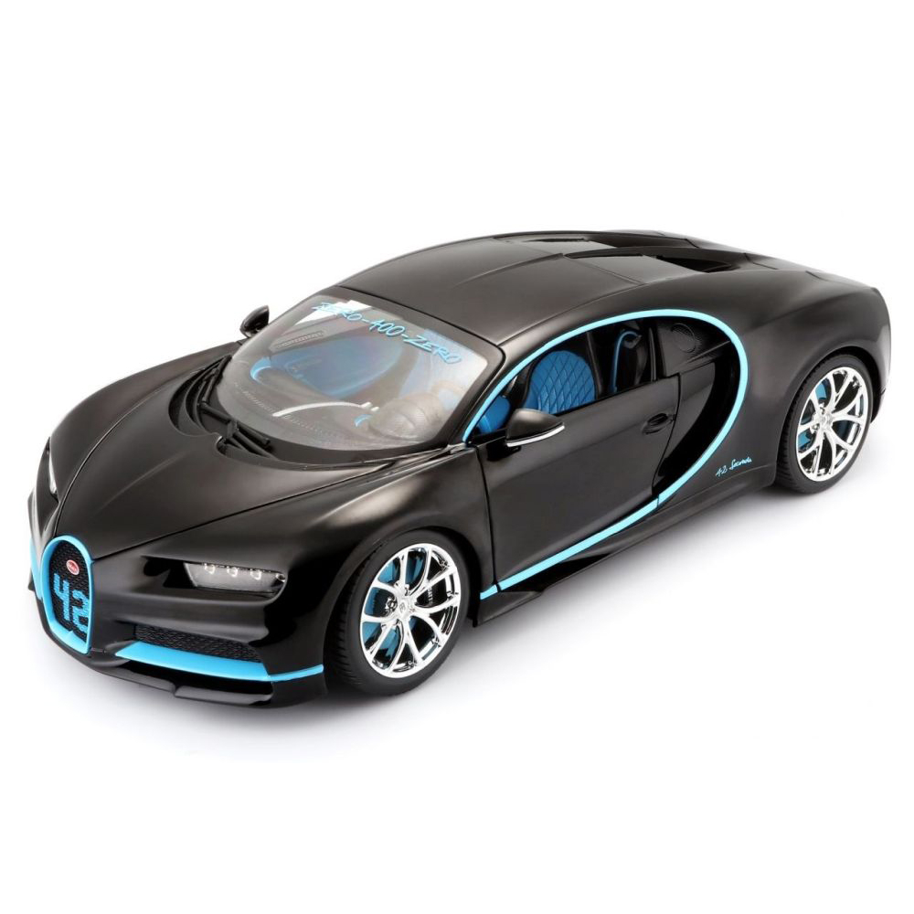 Bugatti 42 version, 1:18, second schwarz/blau Chiron