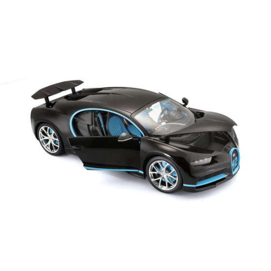 Bugatti Chiron 42 second version, 1:18, schwarz/blau