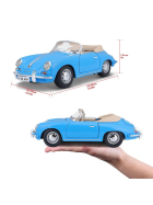 Porsche 356B Cabriolet 1961, 1:18, blau