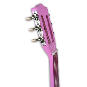 Bontempi Gitarre 6 Saiten aus Holz, pink
