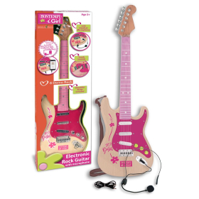 Bontempi Elektronische Rockgitarre, pink