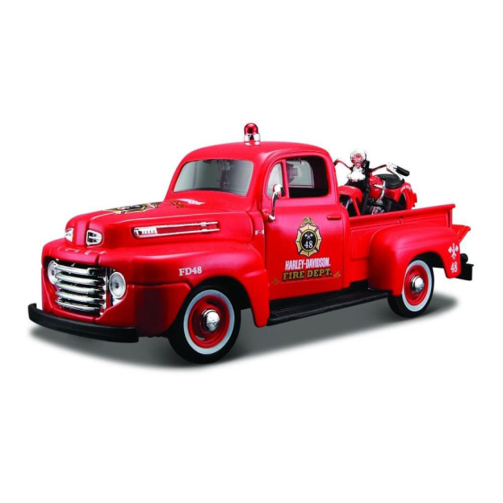 Maisto Ford F-1 Pick up & EL Knucklehead 1936 1:24