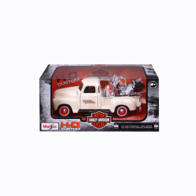 Maisto Chey Pickup 1950 + Harley Davidson Heritage 1:24