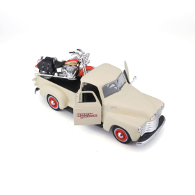 Maisto Chey Pickup 1950 + Harley Davidson Heritage 1:24