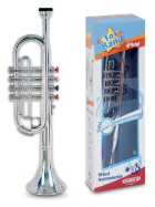 Bontempi Trompete mit 4 farbigen Tasten, 41 cm