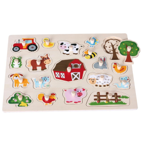 Spielba Puzzle Tiere gross mit Griffli